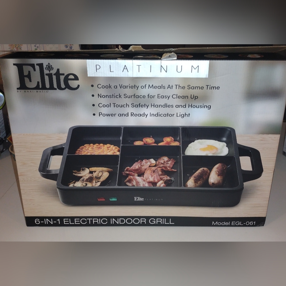 Elite 6-in-1 Electric Grill